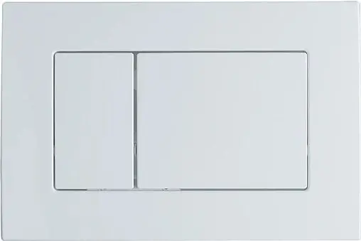 Инсталляция для подвесного унитаза Set 4 в 1 BERGES Atom 410 040333 с кнопкой белый глянцевый