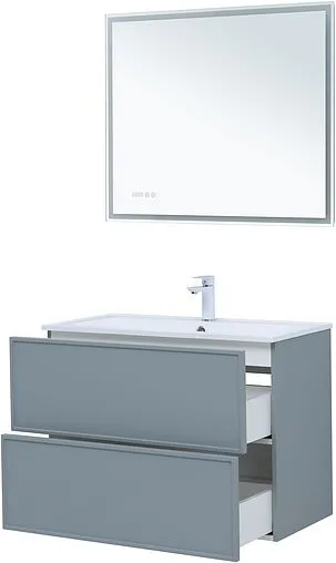 Тумба под умывальник Aquanet Арт 90 мисти грин 00313276