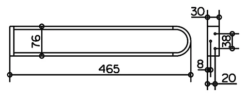Полотенцедержатель Keuco Edition 300 хром 30018010000 Полотенцедержатель Keuco Edition 300 хром 30018010000