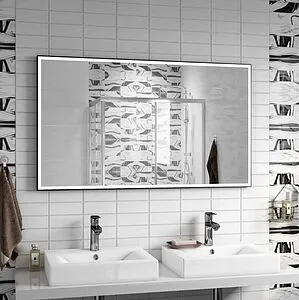 Зеркало с подсветкой Continent Sting Black Led 120x80 чёрный ЗЛП1698, 3