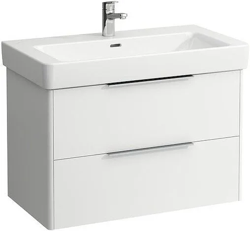 Тумба-умывальник подвесная Laufen Base 85 белый матовый 4.0239.2.110.260.1+8.1396.5.000.104.1