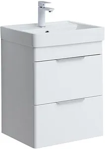 Тумба-умывальник Aquanet Ирис new 50 белый глянец 00310143+ Тумба-умывальник Aquanet Ирис new 50 белый глянец 00310143+, 1