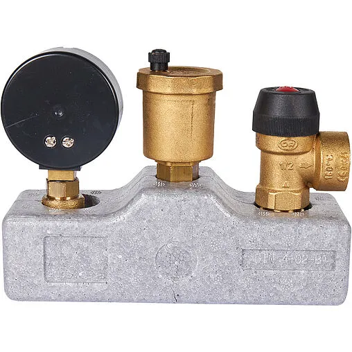 Группа безопасности котла до 50 кВт 1" 3 бар Stout SVS-0040-055032 Группа безопасности котла до 50 кВт 1" 3 бар Stout SVS-0040-055032