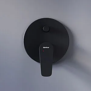 Смеситель для ванны скрытого монтажа Damixa Jupiter чёрный матовый 777100300 Смеситель для ванны скрытого монтажа Damixa Jupiter чёрный матовый 777100300, 3