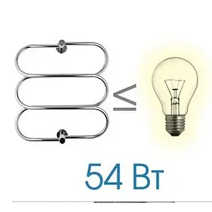 Полотенцесушитель электрический лесенка Energy Aura 600х600 полированная сталь, 4