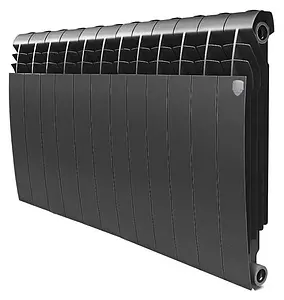 Радиатор биметаллический 12 секций Royal Thermo BiLiner 500 Noir Sable RTBNS50012 Радиатор биметаллический 12 секций Royal Thermo BiLiner 500 Noir Sable RTBNS50012, 1