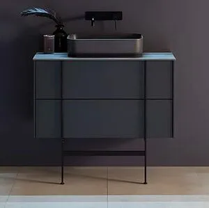 Тумба-умывальник подвесной Allen Brau Reality 120 антрацит 1.32008.AM+, 1