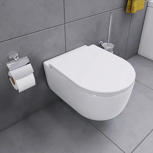 Унитаз подвесной безободковый с функцией биде Damixa Sirius белый DX86C1800SC Унитаз подвесной безободковый с функцией биде Damixa Sirius белый DX86C1800SC