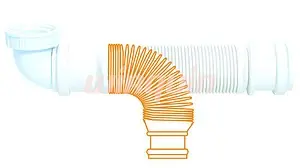 Сверхкомпактный сифон для мойки Wirquin SENZO 31160002 Сверхкомпактный сифон для мойки Wirquin SENZO 31160002, 3