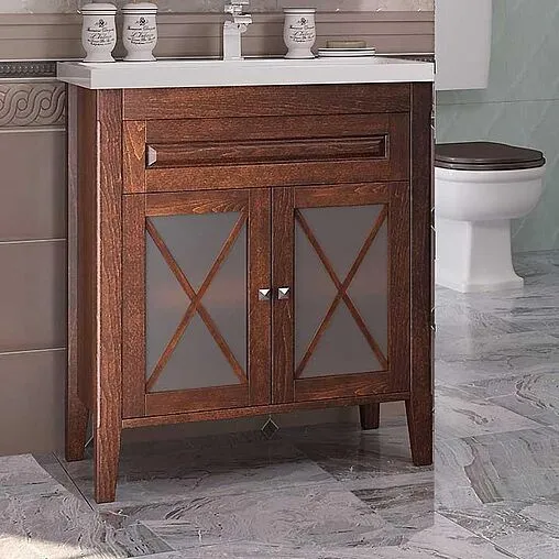 Тумба под умывальник напольный Opadiris Палермо 80 светлый орех 00-00002354