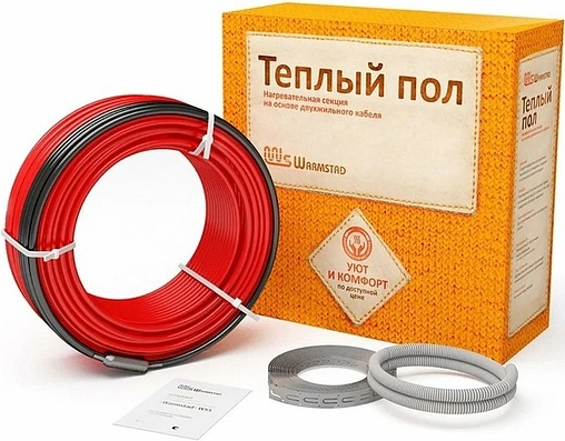 Теплый пол (нагревательный кабель) Warmstad WSS 220Вт 1,2 - 1,5м² 100035643600