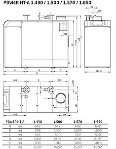 Напольный конденсационный газовый котел одноконтурный 650кВт Baxi POWER HT-A 1.650 7702608, 4