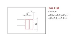 Профиль 26x1941мм хром Roltechnik Elegant Neo Line 190-0000000-00, 2