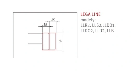 Профиль 26x1941мм хром Roltechnik Elegant Neo Line 190-0000000-00