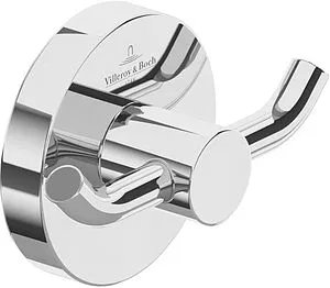 Крючок двойной Villeroy&Boch Elements-Tender хром TVA15101200061 Крючок двойной Villeroy&Boch Elements-Tender хром TVA15101200061, 1