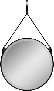 Зеркало на ремне с подсветкой Uperwood Upd Round 80 чёрный 291020278 Зеркало на ремне с подсветкой Uperwood Upd Round 80 чёрный 291020278, 1