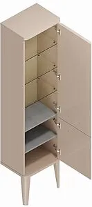 Шкаф-пенал Kerama Marazzi Pompei 43 камео бежевый PO.N.150\CAM, 5