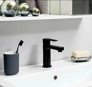 Смеситель для раковины Paffoni Ringo чёрный матовый RIN071NO, 3