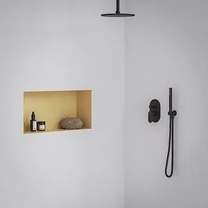 Смеситель для душа скрытого монтажа Ravak Eleganta чёрный матовый X070298 Смеситель для душа скрытого монтажа Ravak Eleganta чёрный матовый X070298, 3