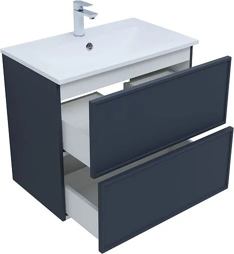 Тумба-умывальник Aquanet Арт 75 маренго 00313265+00318925