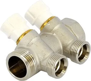 Коллектор регулирующий проходной 2 отвода 1"в/н x ¾"ек Uni-fitt 400N4321 Коллектор регулирующий проходной 2 отвода 1"в/н x ¾"ек Uni-fitt 400N4321, 1