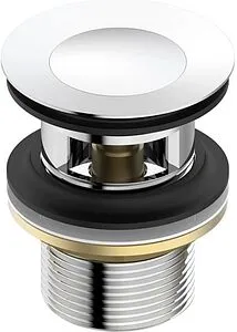 Выпуск автоматический для раковины с переливом IDDIS Optima Home хром 001SB01i88 Выпуск автоматический для раковины с переливом IDDIS Optima Home хром 001SB01i88, 1