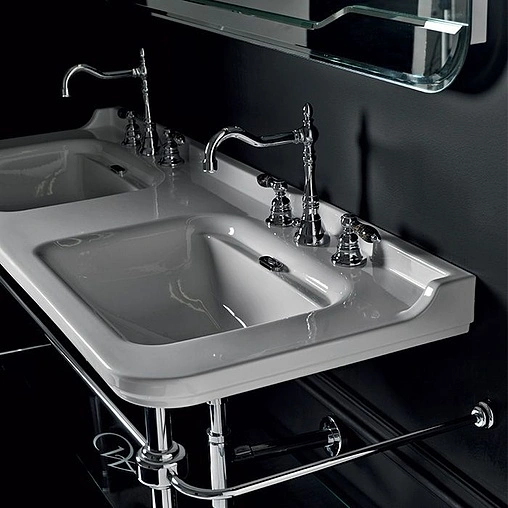 Раковина Kerasan Waldorf 150 белый 4143K1bi/cr*3 Раковина Kerasan Waldorf 150 белый 4143K1bi/cr*3