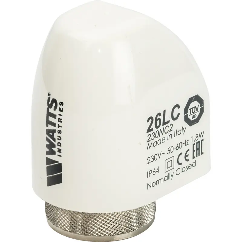 Сервопривод электротермический НЗ 230В М30 x 1.5 WATTS 26LС230NC2 10025872, 1