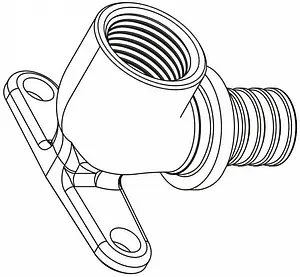 Водорозетка аксиальная 20мм x ½"в Rehau Rautitan RX+ 14563591001 Водорозетка аксиальная 20мм x ½"в Rehau Rautitan RX+ 14563591001, 2