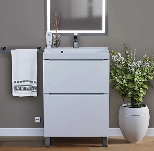 Тумба под умывальник напольная Uperwood UPD Tanos 60 белый матовый 291120329