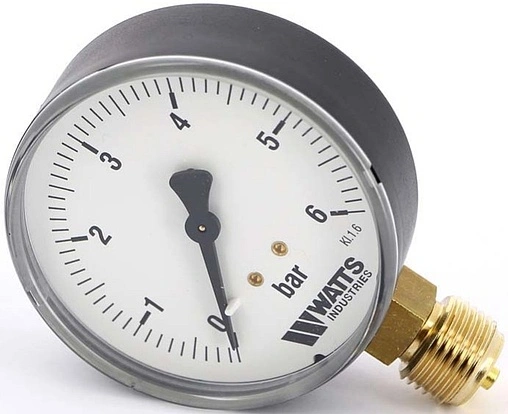 Манометр радиальный Watts MRP 80мм 6 бар ½&quot; 10007790