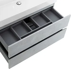 Тумба-умывальник подвесная Cezares Molveno 46 80 Beton MOLVENO 46-80-2C-SO-BET+CZR-MIL-80-LVB Тумба-умывальник подвесная Cezares Molveno 46 80 Beton MOLVENO 46-80-2C-SO-BET+CZR-MIL-80-LVB, 5