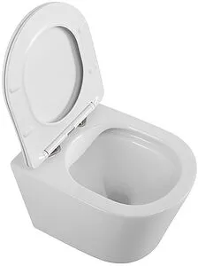 Унитаз подвесной безободковый BelBagno Flay-R белый BB053CHR/SC Унитаз подвесной безободковый BelBagno Flay-R белый BB053CHR/SC, 5
