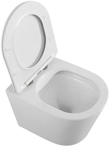 Унитаз подвесной безободковый BelBagno Flay-R белый BB053CHR/SC