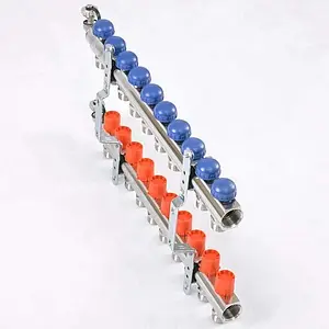 Группа коллекторная без расходомеров 10 отводов 1&quot;в/в x ¾&quot;ек Uni-fitt 441E4310, 5