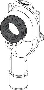 Сифон для писсуара AlcaPlast A45C, 4