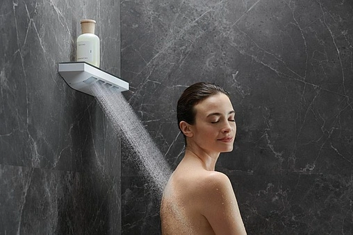 Плечевой душ с полкой Hansgrohe Rainfinity 500 1jet хром 26243000