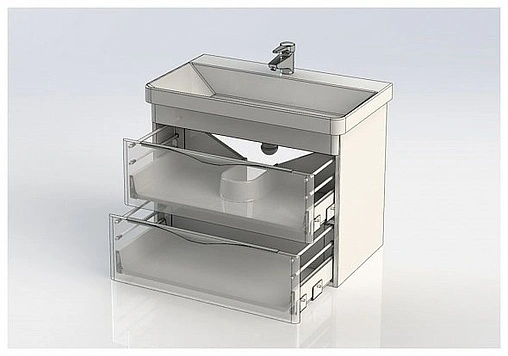 Тумба под умывальник Aquanet Орлеан 80 белый 00183082