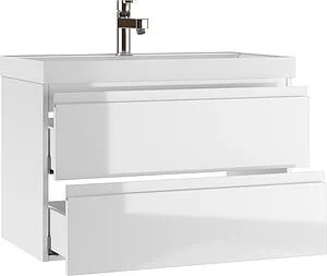 Тумба-умывальник подвесной Домино Graffo 80 белый DGr2105T+4627173210188, 4