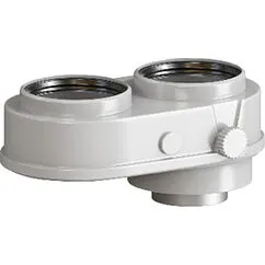 Адаптер разделительный Ø 60/100 x 80/80мм (алюм.) Rommer RCA-0880-250000