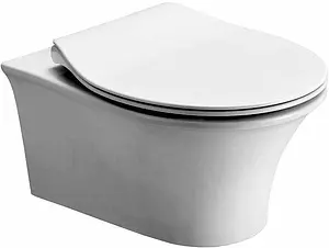 Унитаз подвесной безободковый SMARTsant Соул белый VT1401W Унитаз подвесной безободковый SMARTsant Соул белый VT1401W, 1