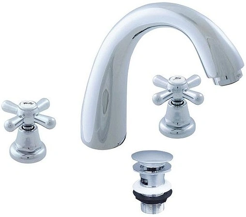 Смеситель для раковины Rav Slezak Morava retro хром MK133.5