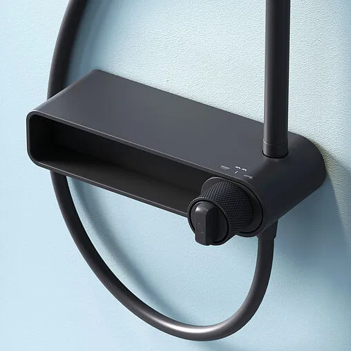 Душевая система со смесителем для душа Am.Pm X-Joy чёрный матовый F0785A622 Душевая система со смесителем для душа Am.Pm X-Joy чёрный матовый F0785A622