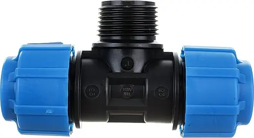 Тройник компрессионный переходной 25мм x 1&quot;н x 25мм ТПК-Аква 51250125