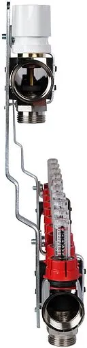 Группа коллекторная с расходомерами 10 отводов 1&quot;в/в x ¾&quot;ек Luxor CD 477/10 15662710N