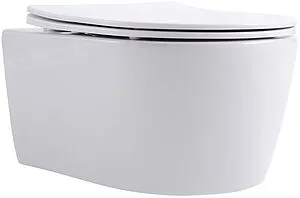 Унитаз подвесной безободковый Aquatek Европа New белый AQ1106L-00, 3