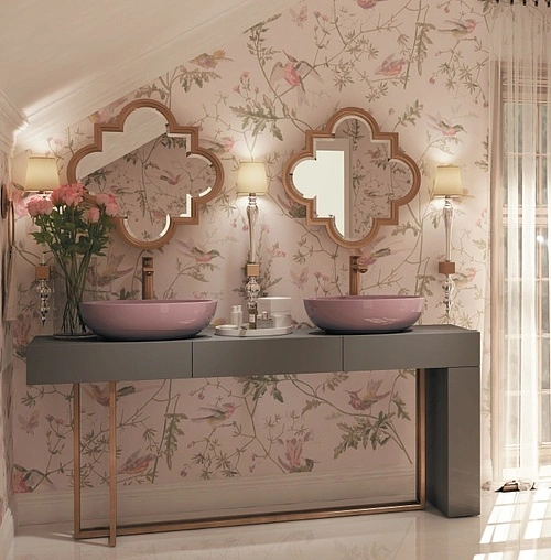 Раковина Sanita Luxe Ringo Color 53 лиловый RNGSLWB15