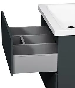 Тумба под умывальник подвесная Am.Pm Gem 75 графит матовый M90FHX07522GM, 3