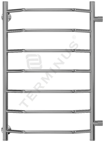 Полотенцесушитель водяной лесенка Terminus Виктория П7 500х796 б/п 600 полированная сталь 4670030725165