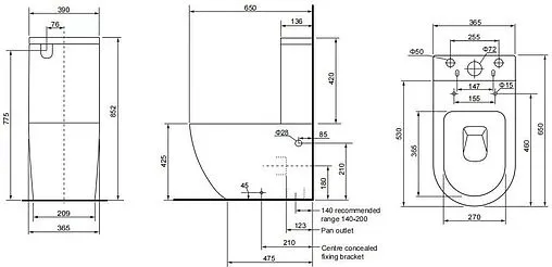 Чаша унитаза Aquanet ZV-2 C1 белый ZV-2 C1